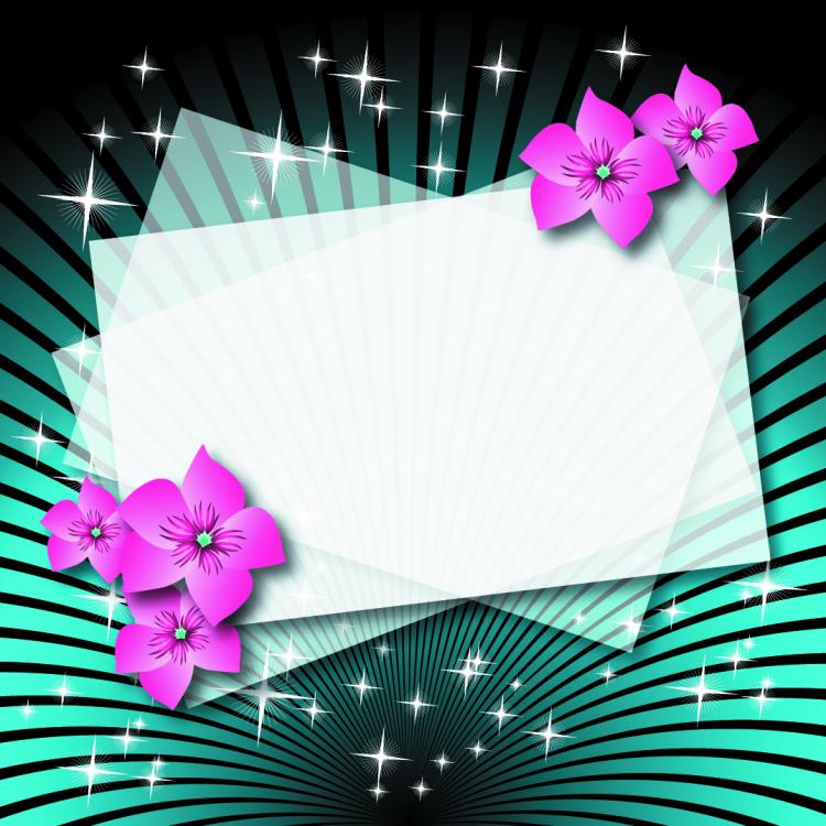 Beautiful flower box empty cardboard (20549) Free EPS Download / 4 Vector